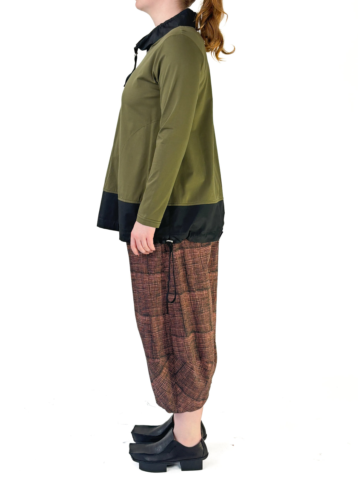 Nova Orange Grid Pant