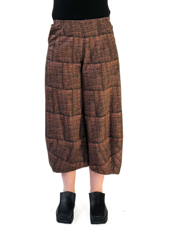 Nova Orange Grid Pant