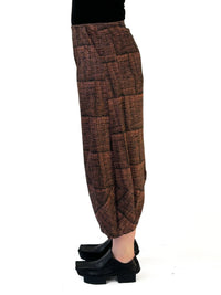 Nova Orange Grid Pant