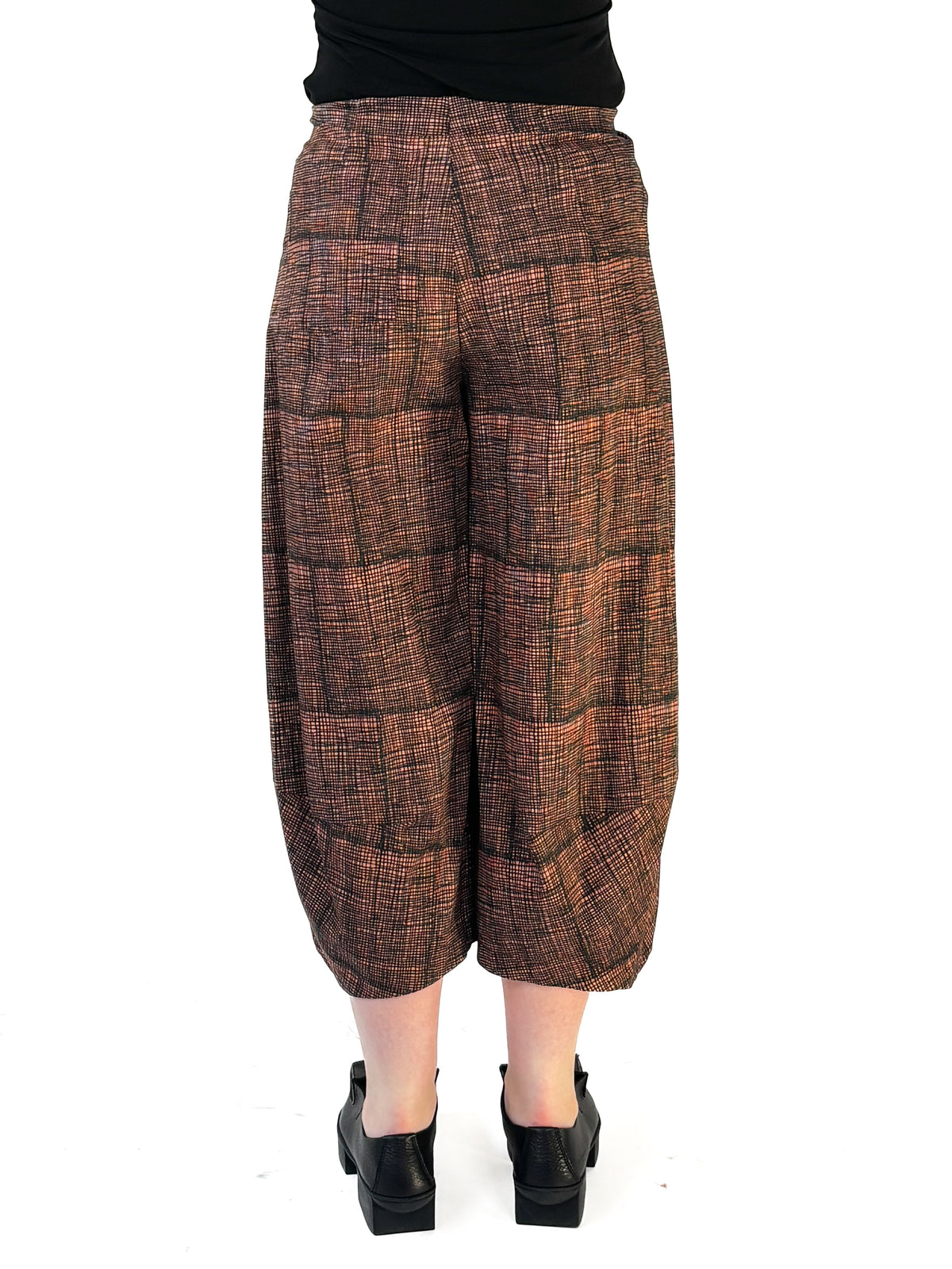 Nova Orange Grid Pant