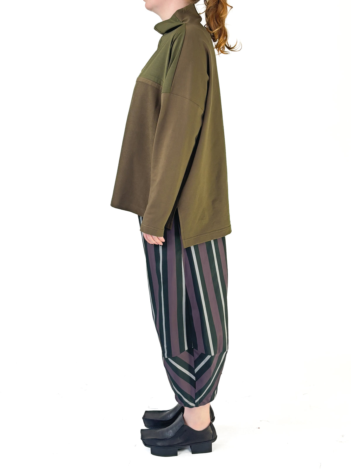 Nova Purple Stripe Pant