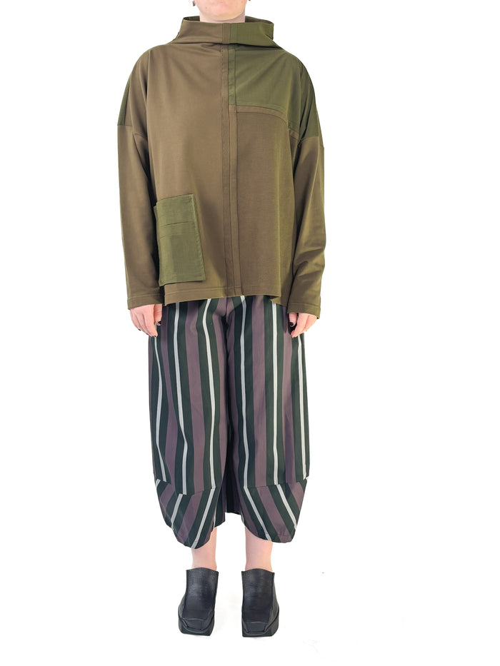 Nova Purple Stripe Pant