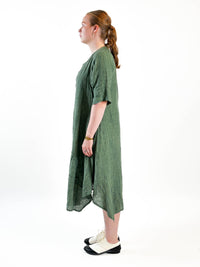Lucille Green Stripe Dress