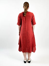Lucille Orange Cherry Dress