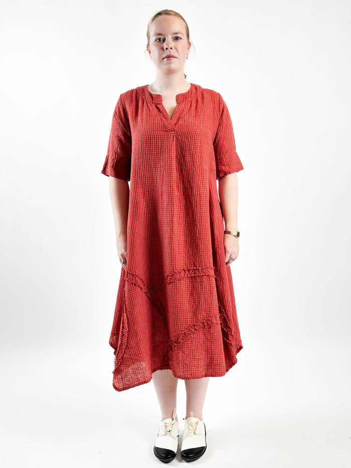 Lucille Orange Cherry Dress