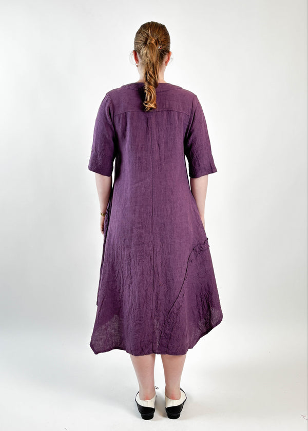 Lucille Grape Dress