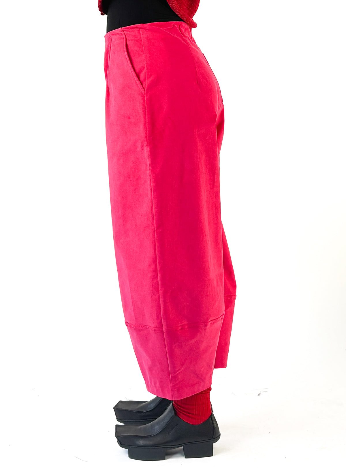 Supernova Pink Velvet Pant