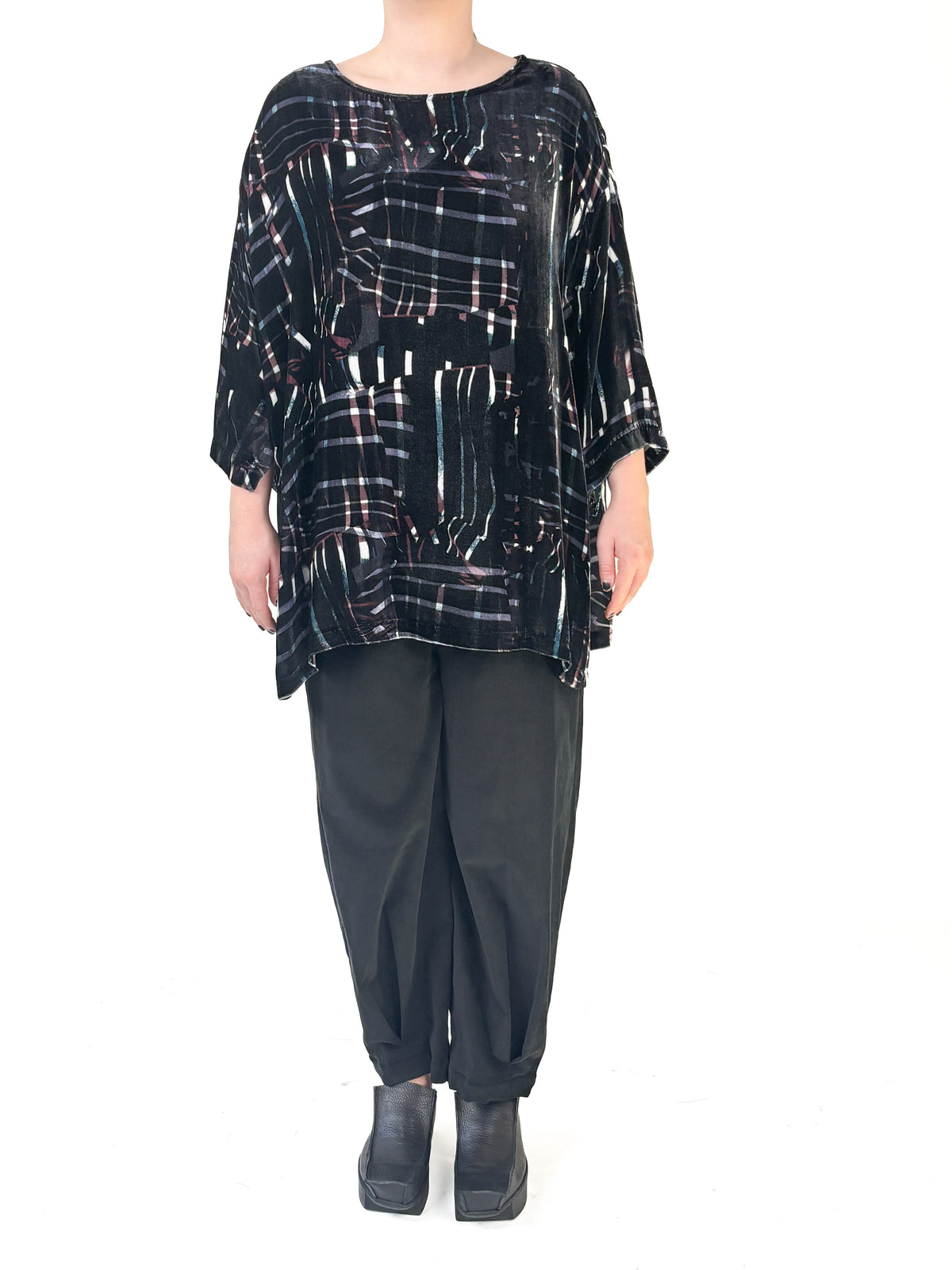 Tusti Geo Check Top