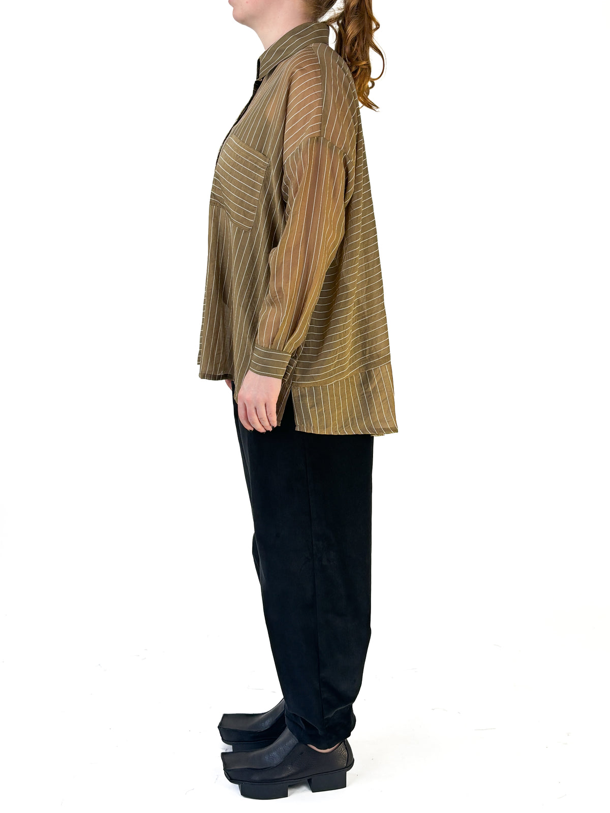 Cappa Black Cord Pant