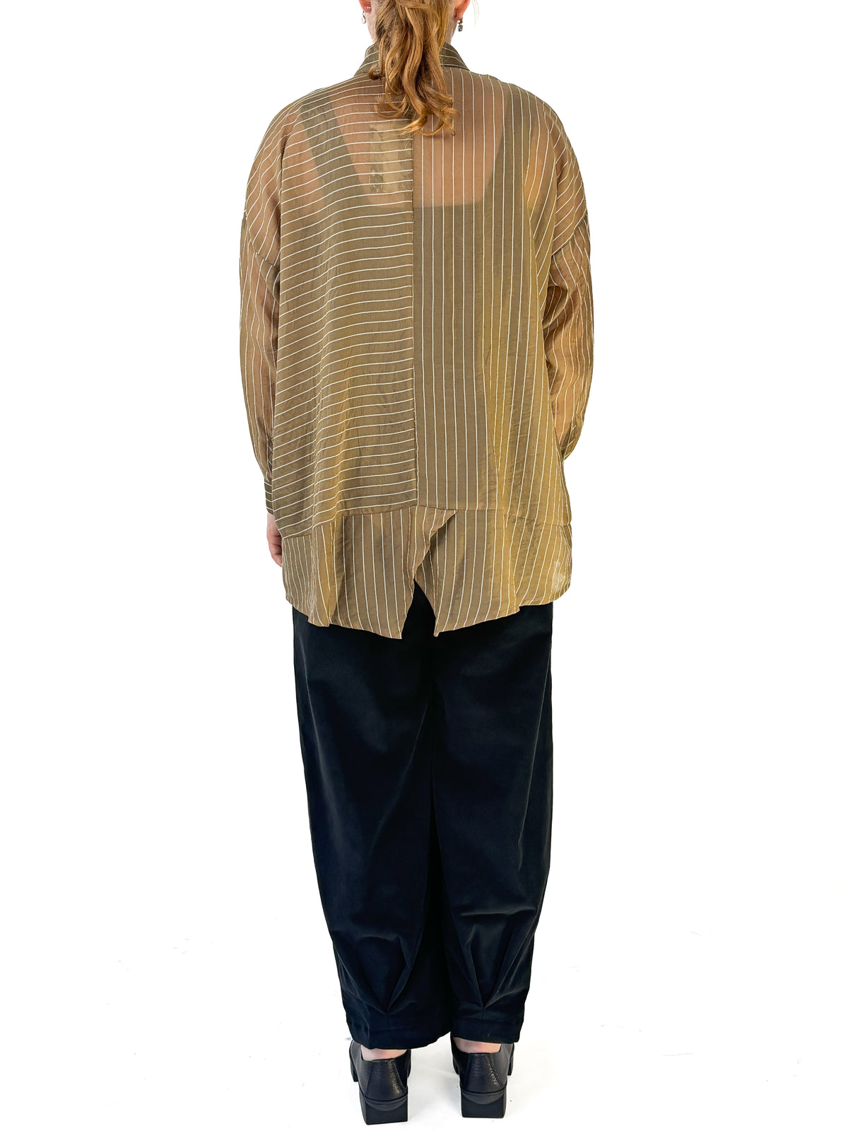 Cappa Black Cord Pant