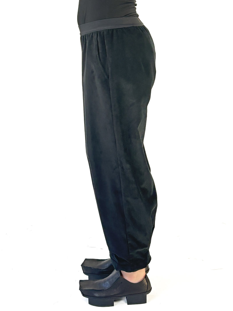 Cappa Black Cord Pant