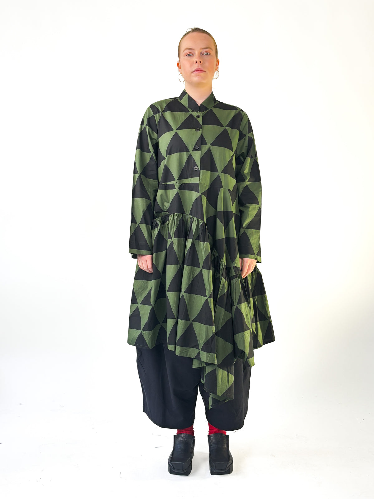 Ell Shirt Black & Green