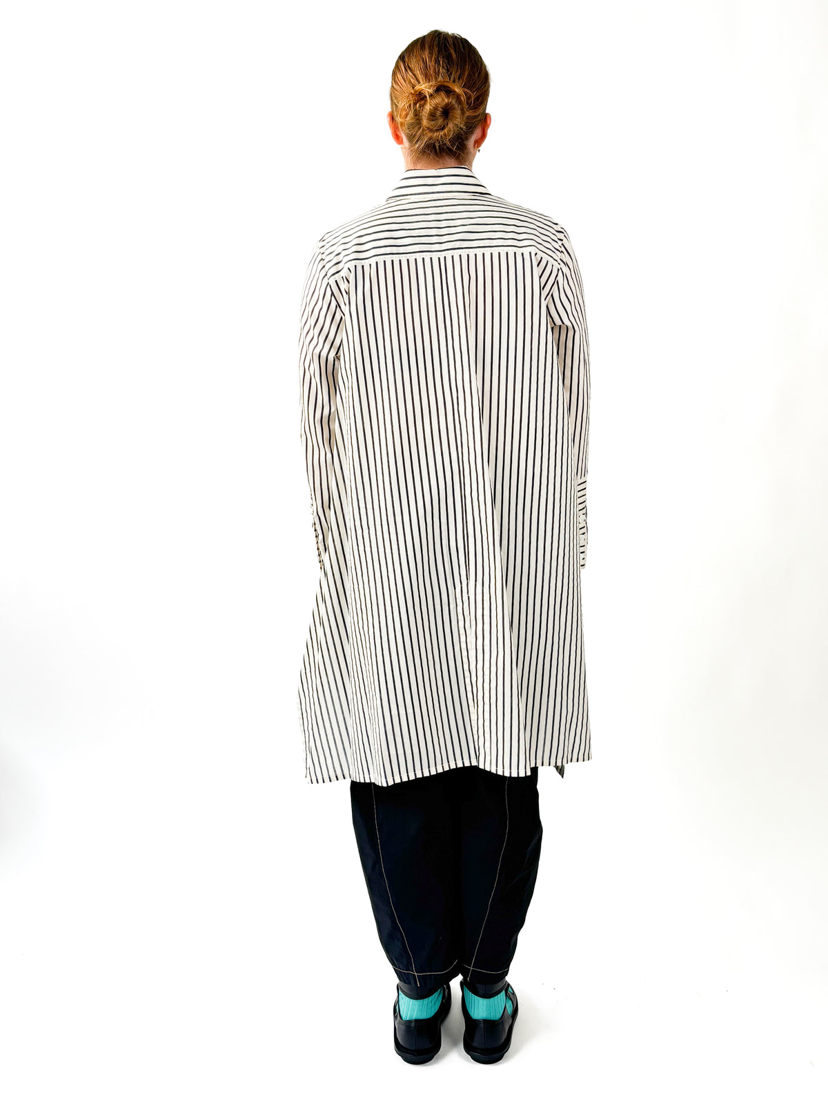Sabine Ivory Black Stripe Shirt