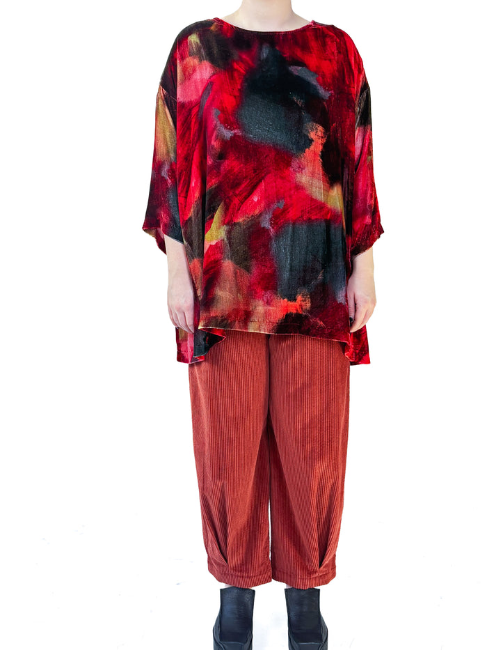 Cappa Rust Cord Pant