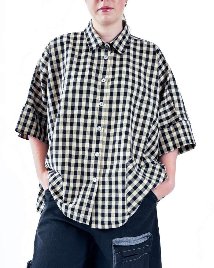 Marlon Natural Check Shirt
