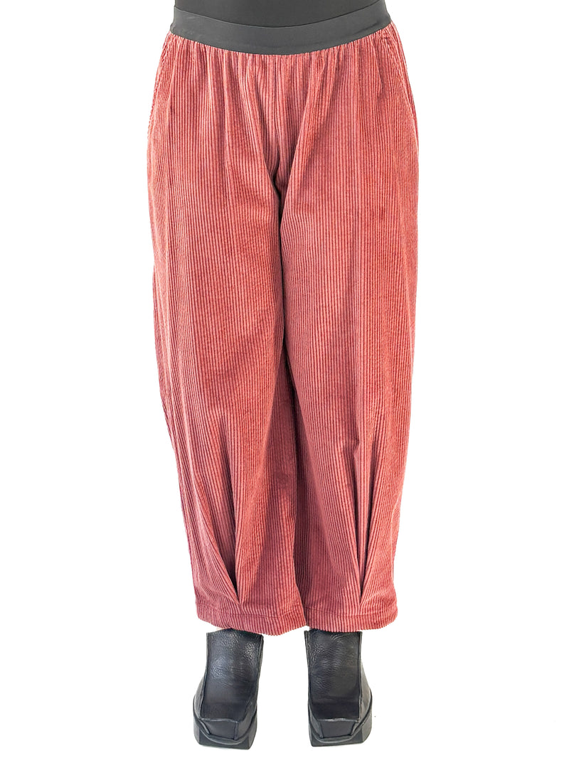 Cappa Dusky Pink Cord Pant