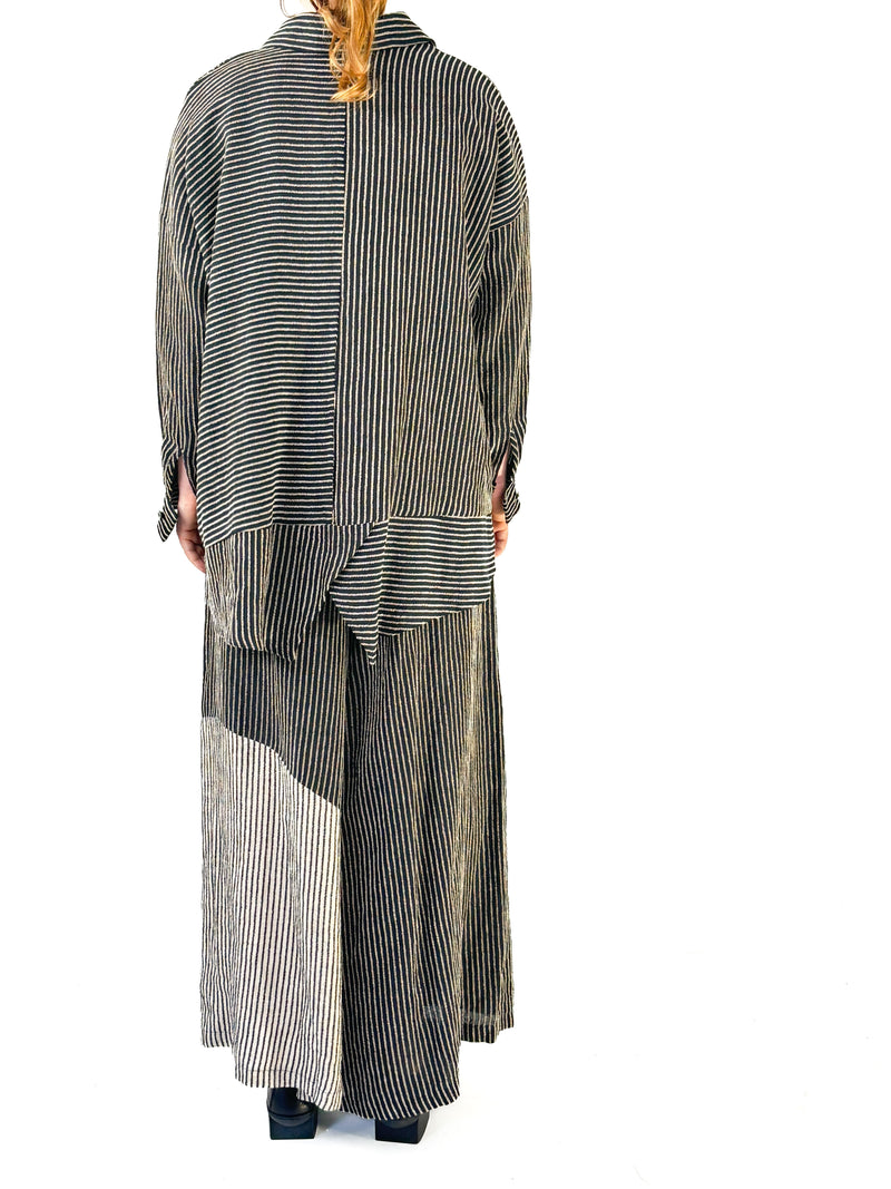 Palazzo Bella Black & Ivory Pant
