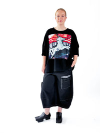 Maja Pony Up Patch on Black Top