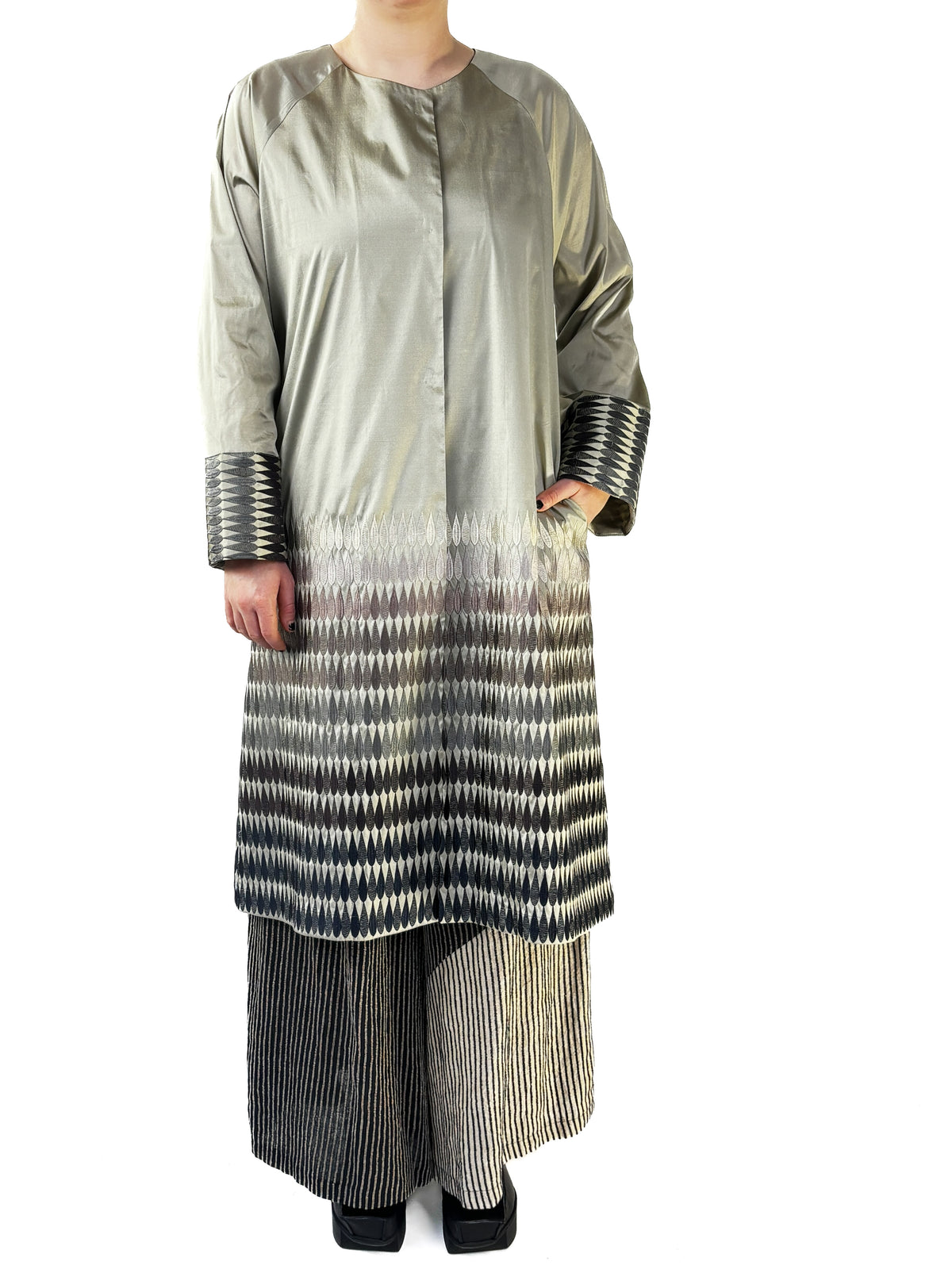 Maeve Silver Coat