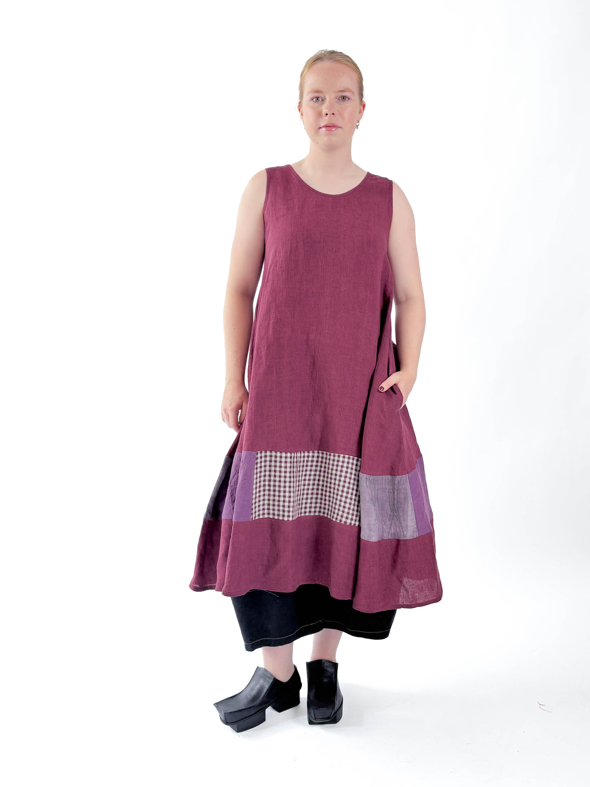 Onyx Plum Red Multi Dress