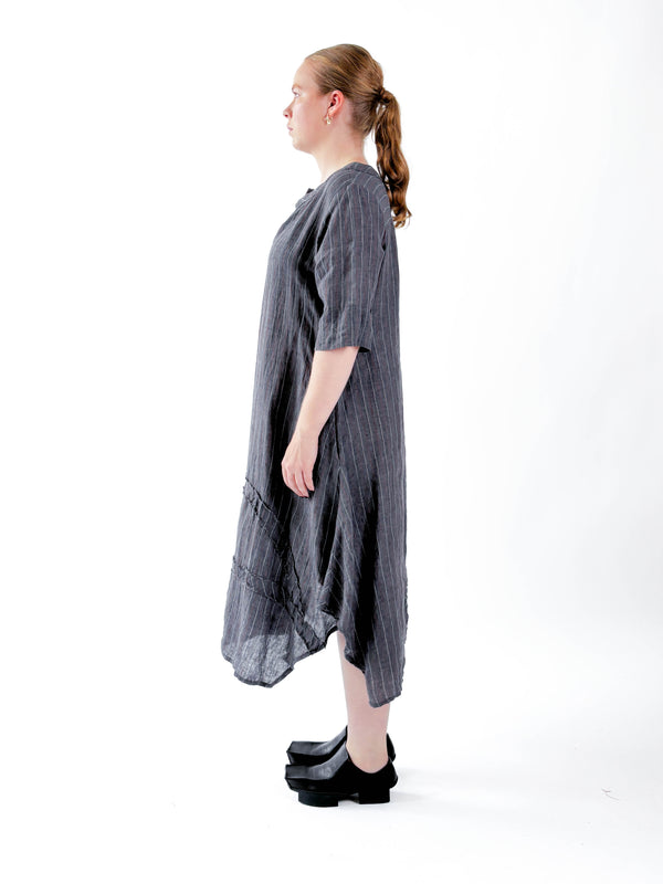 Lucille Blue Stripe Dress