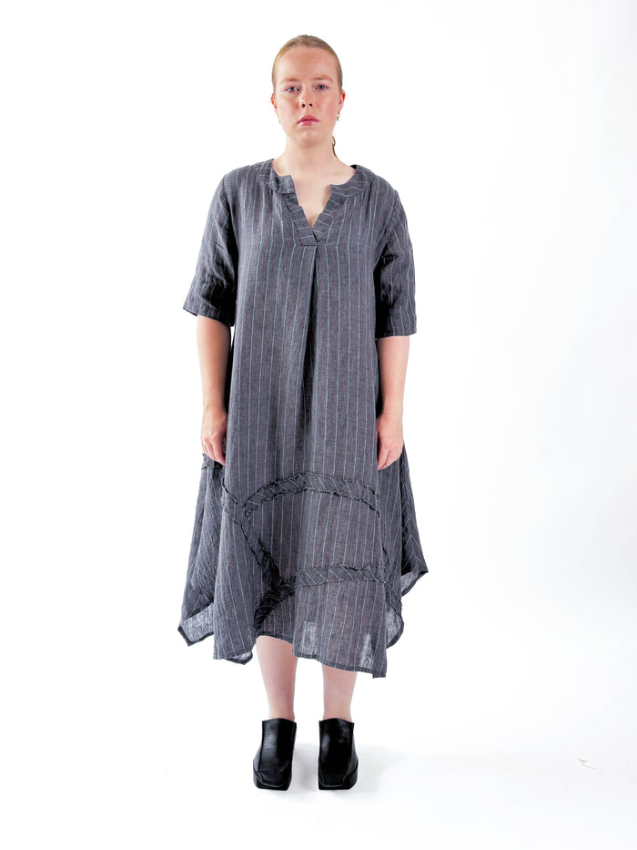 Lucille Blue Stripe Dress