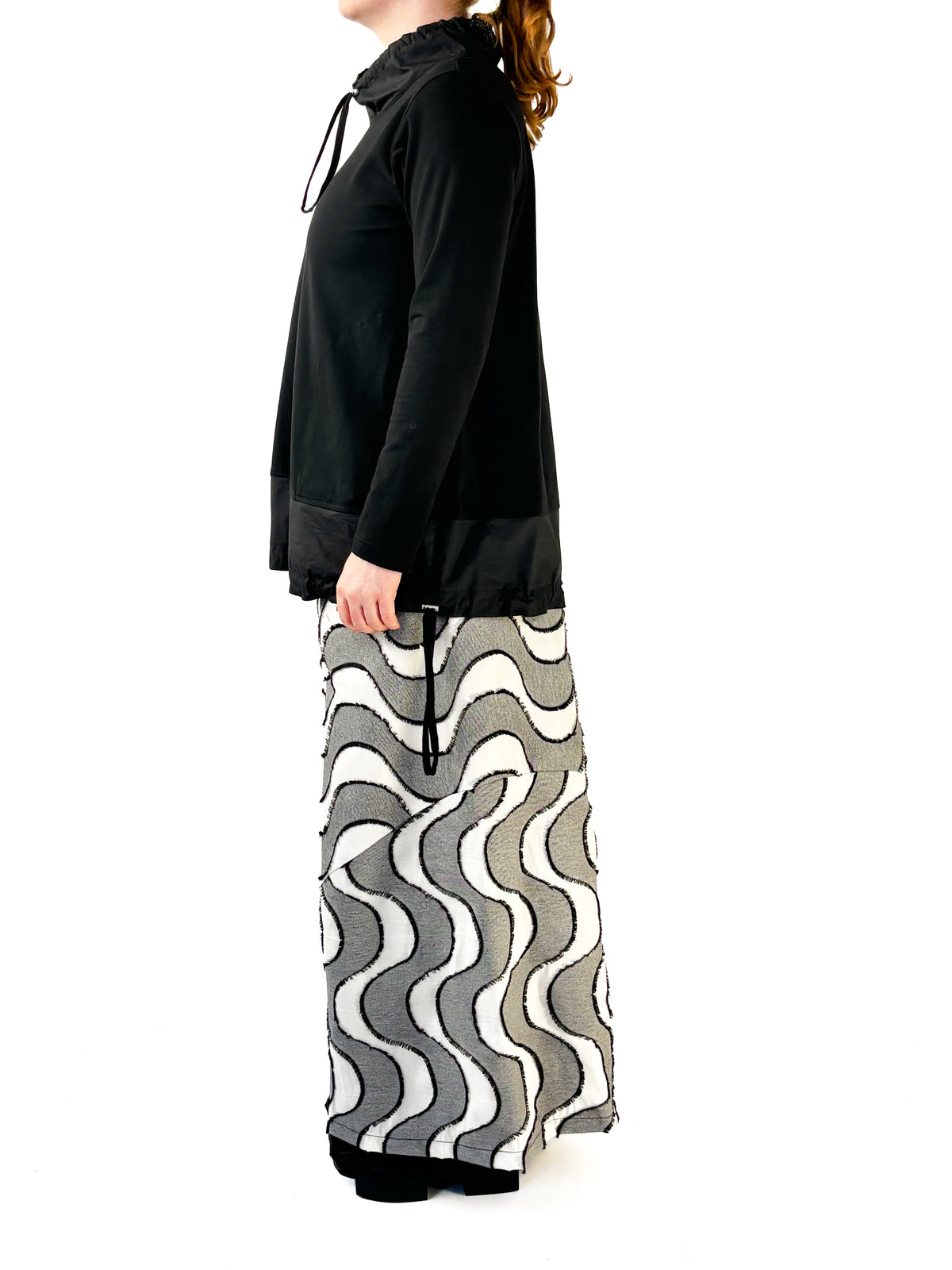 Palazzo Grey Arc Pant