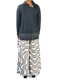 Palazzo Grey Arc Pant