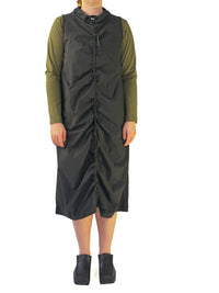 Arlen Black Drawstring Dress
