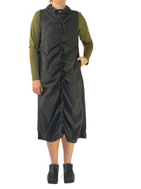 Arlen Black Drawstring Dress