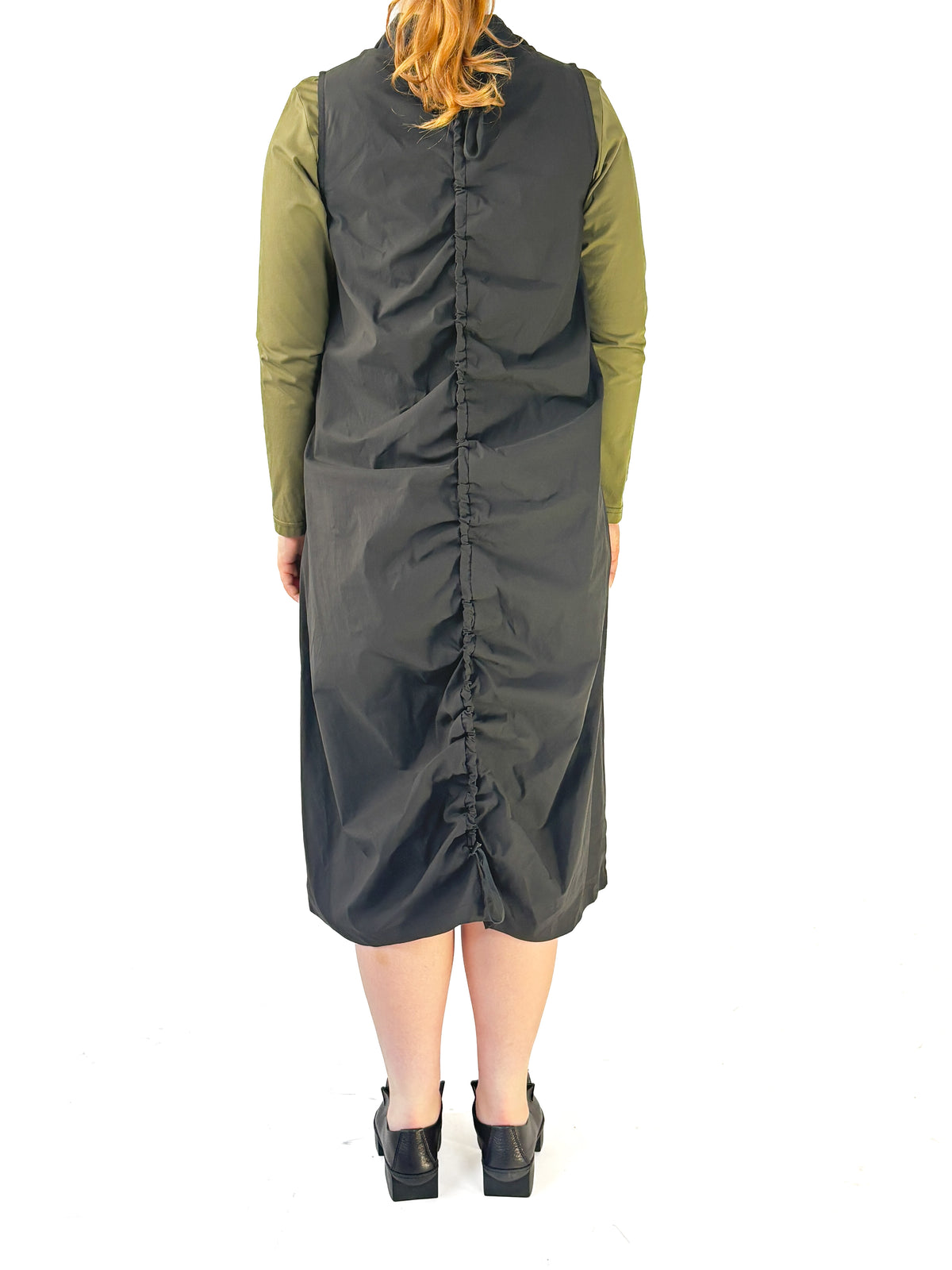 Arlen Black Drawstring Dress