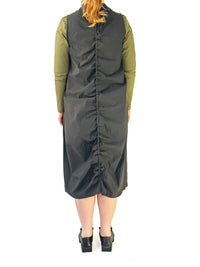 Arlen Black Drawstring Dress