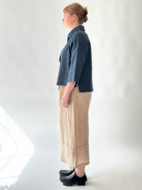 Sigma Natural Stripe Linen Pant