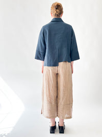 Sigma Natural Stripe Linen Pant