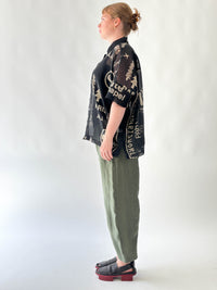 Beta B Khaki Linen Pant