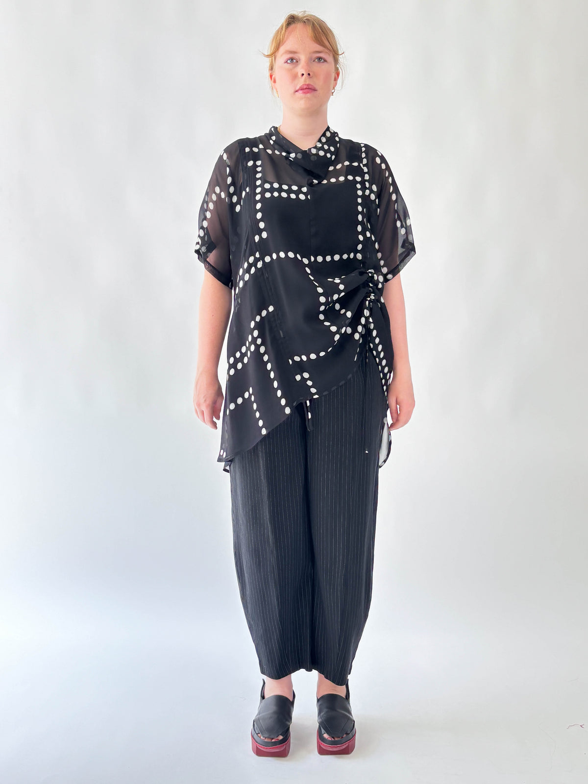 Jamie Spots & Stones Top