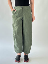 Beta B Khaki Linen Pant