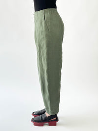 Beta B Khaki Linen Pant