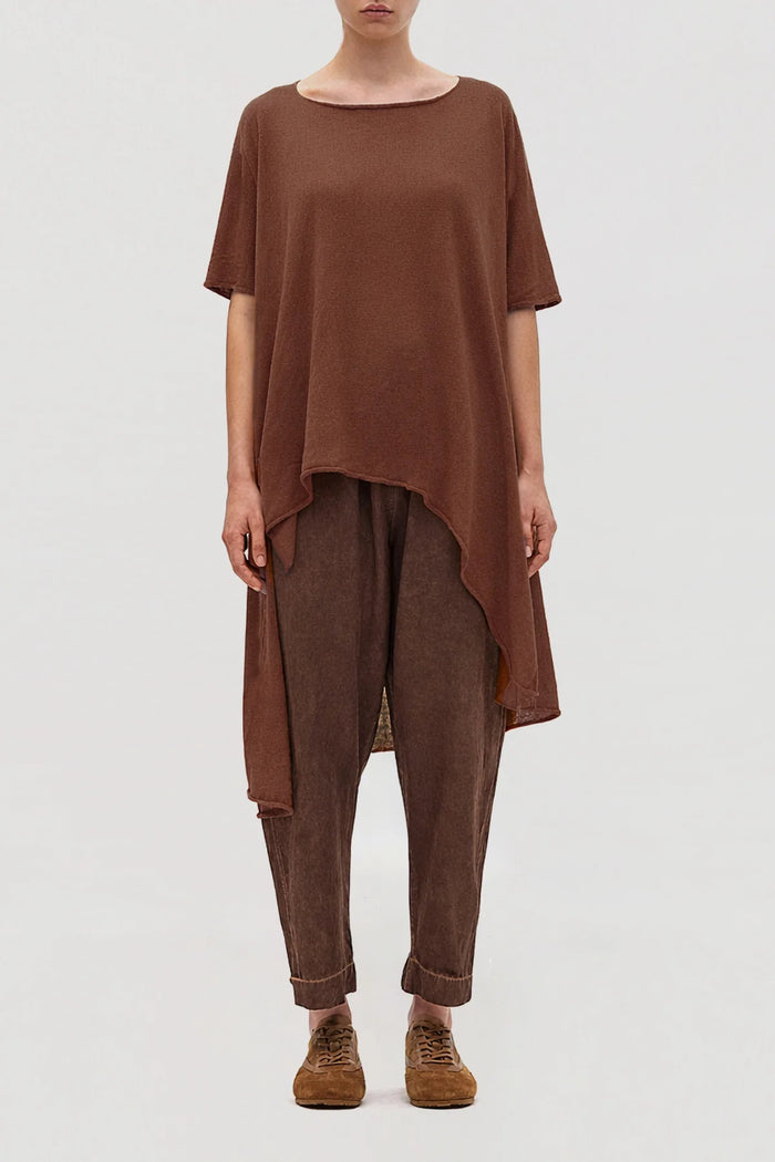 3934 Tic Pumpkin Brown Top