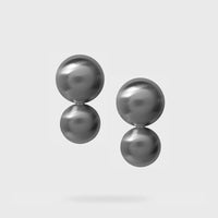 Double Disc Acid Earrings