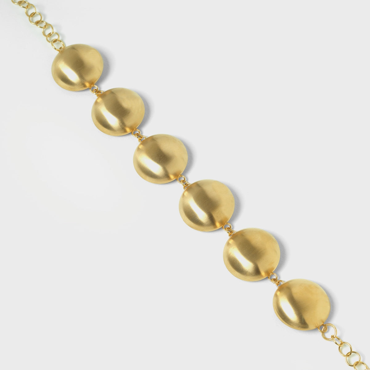 Multi Disc Gold Necklace