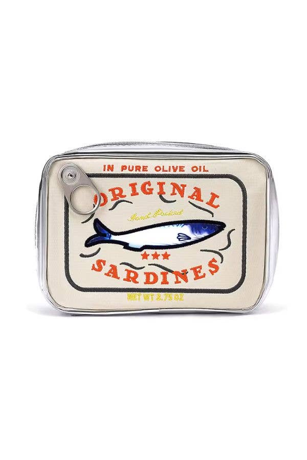 Sardine's Tin Can Gift Cosmetic Bag: Cream