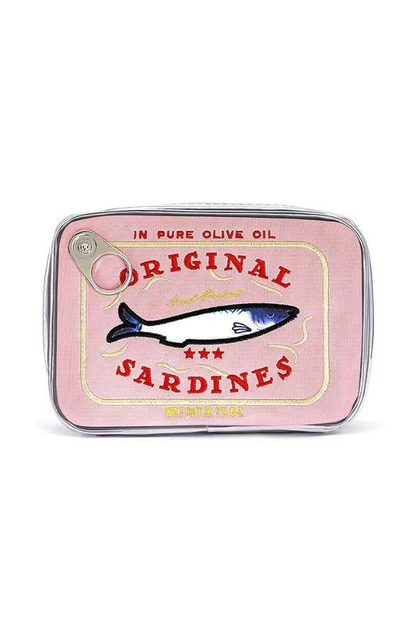Sardine's Tin Can Gift Cosmetic Bag: Pink