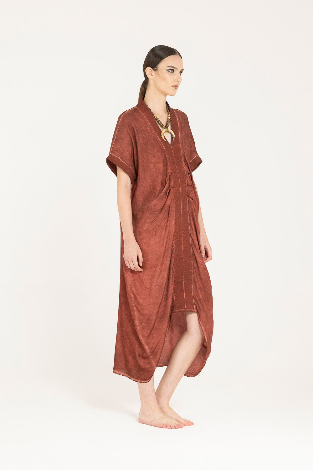 S373  Red Ochre Dress