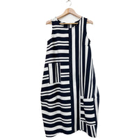 Bop Navy Stripe Dress