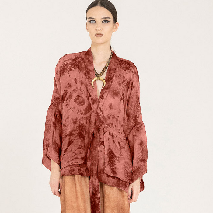 S369 Red Ochre /Print Jacket