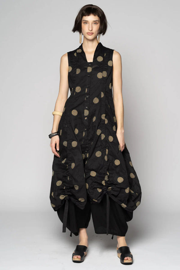 Dotto Black Dress