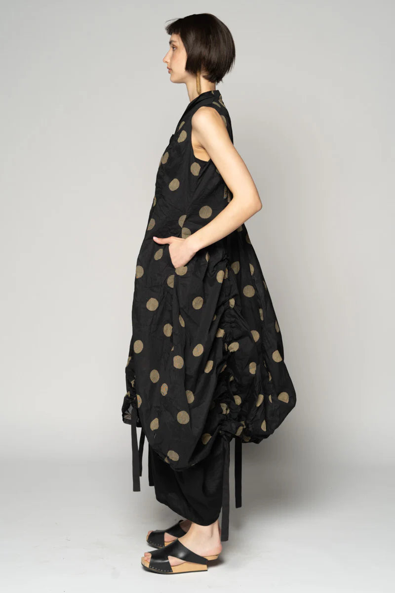 Dotto Black Dress