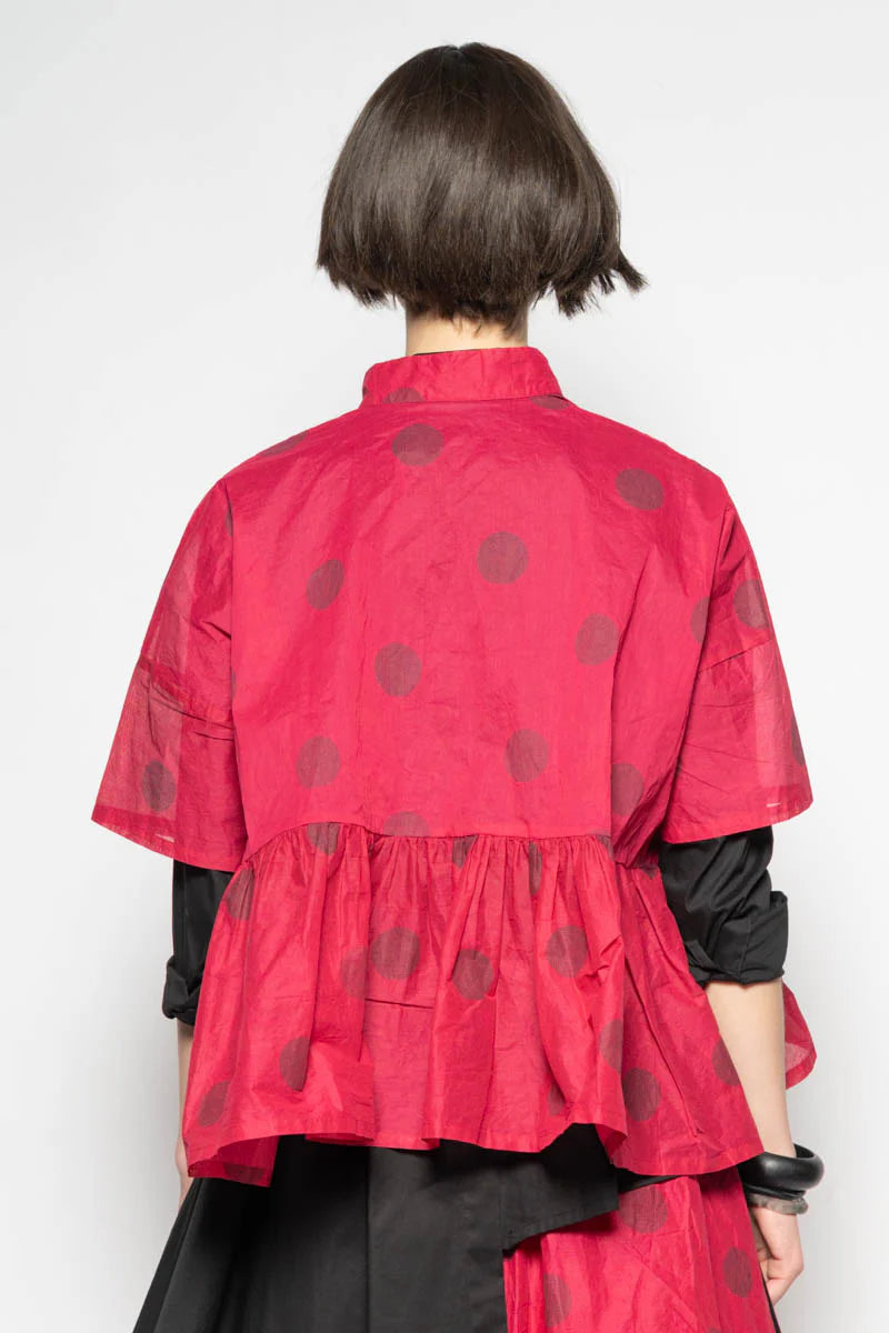 Dotto Gather Jacket Rose