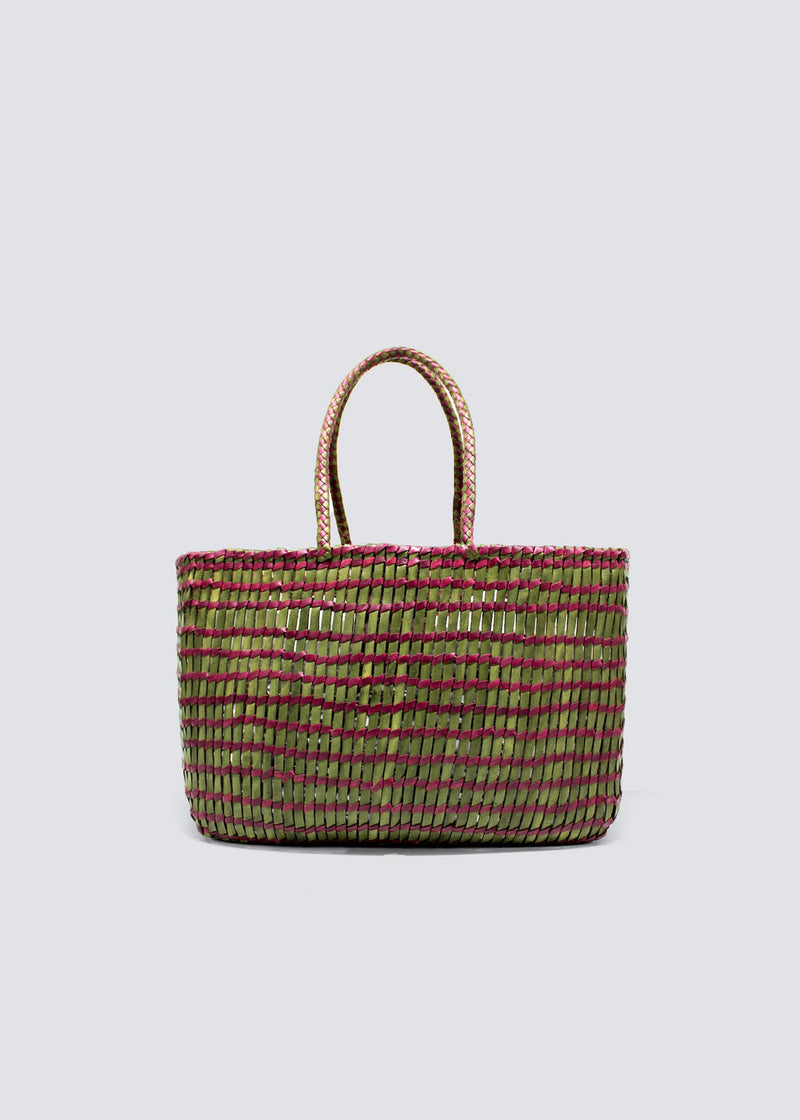 Terrafino Leaf Green & Plum Bag